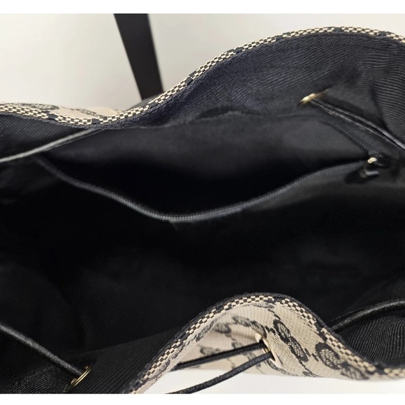 Gucci Black and Beige Shoulder Bag - Picture 8 of 16
